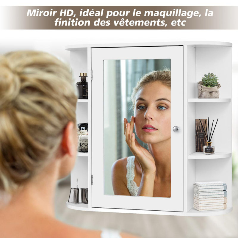 Winston Porter Jeaniene 26'' W 25'' H Surface Framed Medicine